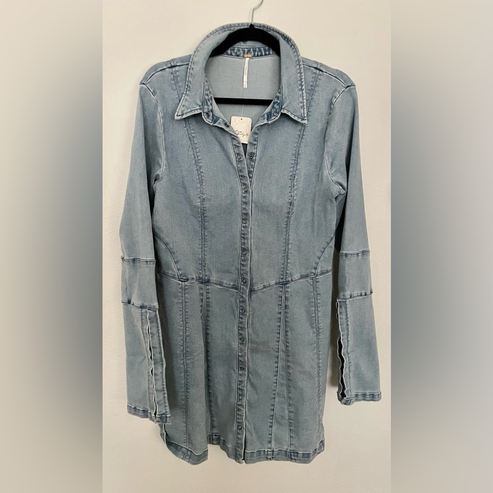 Free People Thea Mini Dress (M) - Picture 3 of 6